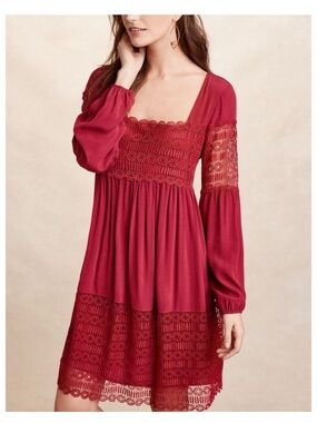 brown long sleeve dress nearby Tuckernuck Chocolate Brown Long Sleeve Sara Maxi Dress Brown / XL